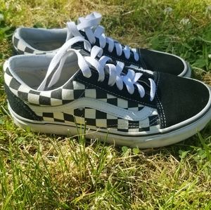 Checkered Old School Van's